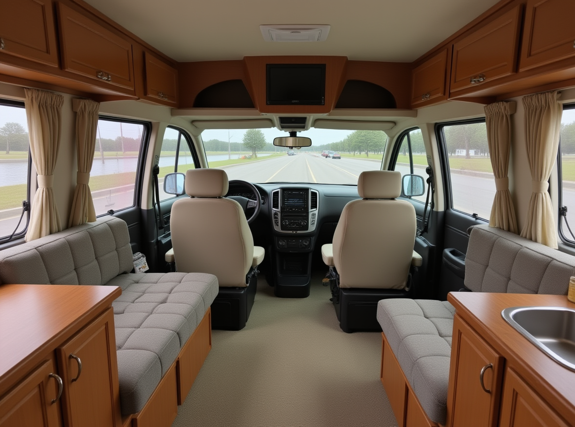 Motorhome upholstery Blue Note Upholstery